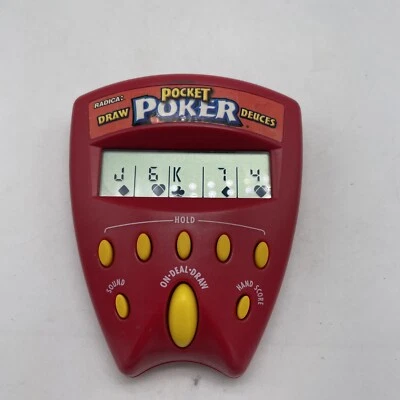 Radica Pocket Draw Poker Deuces 1999 probado funciona Foto 1 de 4