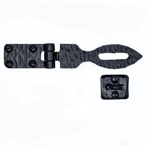 6" Rustic Hasp Latch Lock For Furniture Chests & Trunks Iron Hand Forged - Picture 1 of 4