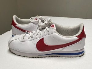 cortez white blue red