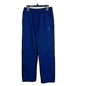 Adidas Pants Boys Large Blue Pull On Sweatpants Activewear Kids Youth Bottoms - Picture 1 of 10