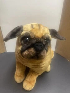 Melissa and Doug Plush PUG Dog # 2125 Realistic 18" Large Stuffed Animal - Picture 1 of 5