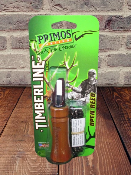 Elk Call Primos "Timberline" 9502 Open Reed Wood Barrel New Sealed Package! - Image 1 of 4