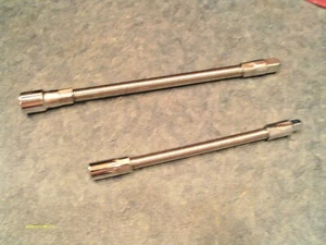 2 pc Flexible Flexi 6 & 8 Inch Long Socket Extension bar 1/4" & 3/8" Drive New - Picture 1 of 11
