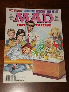 Mad Magazine October 1986 Sergio Aragones Don Martin Bill Cosby Wheel Of Fortune - Picture 1 of 5