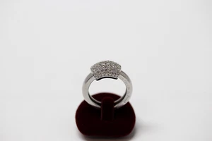Anillo mujer Piaget B38369 oro blanco 18k 49 gafas. 1,1 quilates. Talla 53 móvil - Imagen 1 de 10