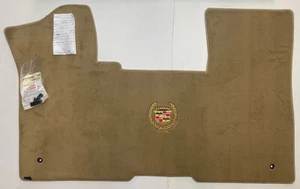 Tan Lloyd Velourtex Carpet 1pc Floor Mat for 1979-1985 Cadillac Eldorado w Logo - Picture 1 of 2