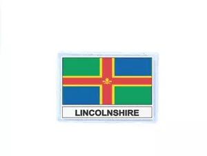 Patch badge iron on glue flag country uk county lincolnshire - Picture 1 of 1