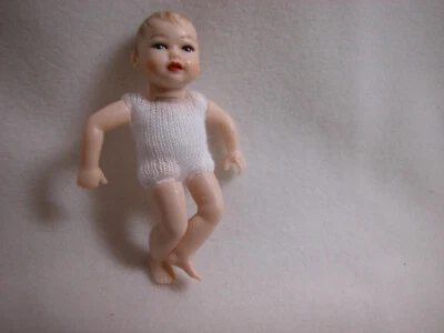Heidi Ott #XKB02 Dollhouse miniature 1:12 Scale 2" Nude Doll Body Baby