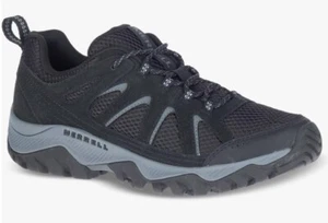 Scarpe da trekking basse Merrell Oakcreek nere da uomo taglia 8W J036305 abbigliamento sportivo attivo - Foto 1 di 8