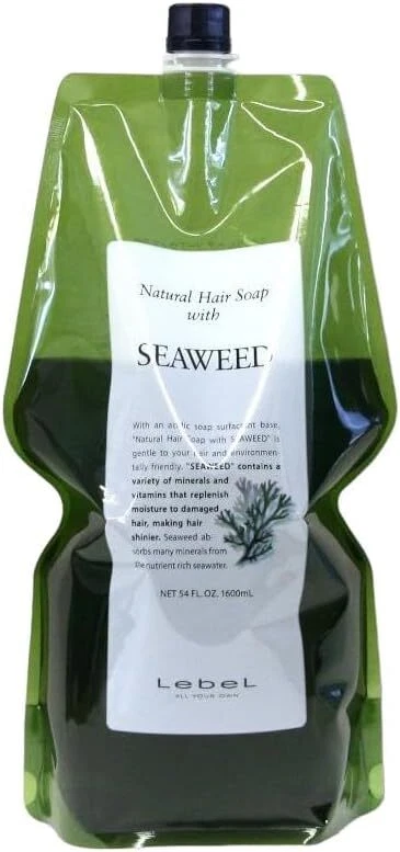 Jabón para Cabello Natural Lebel con Algas SW 1600ml Repuesto Foto 1 de 1