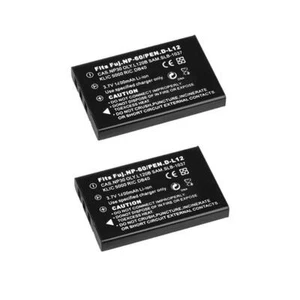2xRechargable Battery For SANYO Xacti VPC-HD100,VPC-H?D100R,Sanyo NP-60 - Picture 1 of 5