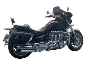 US * OUTLAW Schutzbügel Chrom L+R für Triumph 2300 Rocket III Roadster 2004-2018 - Picture 1 of 7