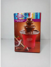 Nostalgia Electric Chocolate Fondue Fountain Machine 2 Tier 24oz Capacity CFF300