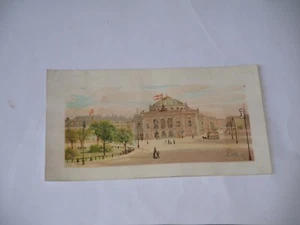 CHROMO PUBLICITAIRE MONUMENT C 520 - Picture 1 of 1