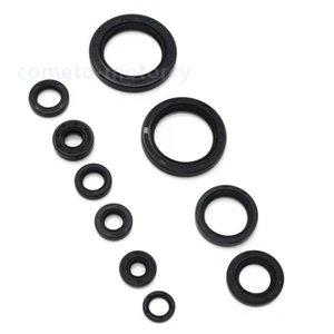 Engine Oil Seals Rubber Kit For Honda CRF250X 04-09/12-13/15-17 CRF250R 2004-09 - Picture 1 of 8