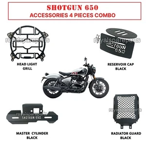 Fit For Royal Enfield "SHOTGUN 650 4 PCS Accessories Combo" - 3 - Imagen 1 de 9