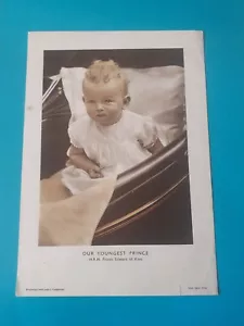 Prince Edward Of Kent 1936 Photo From Ladys Companion - Foto 1 di 5