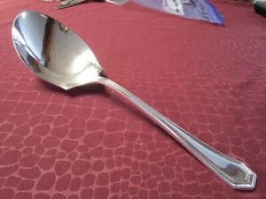 LIBERTY 1920 Silverplate Large Berry or Serving Spoon No Monograms            JU - Picture 1 of 4