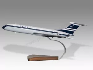 Vickers Super VC-10 BOAC Airways 2 Solid Mahogany Wood Handcrafted Display Model - Picture 1 of 12