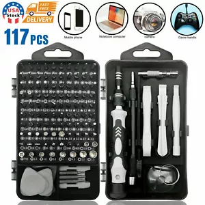 117Pcs Tool Repair Kit Precision Screw Driver Set for iPhone Samsung Motorola LG - Picture 1 of 12