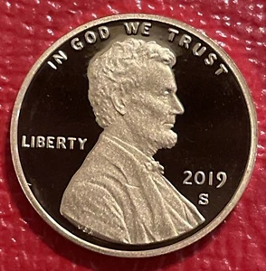 2019 S Lincoln Shield Cent Proof penny from US proof mint proof set - Picture 1 of 2
