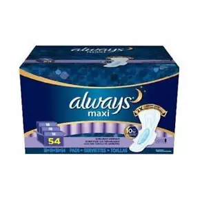 Always Maxi Overnight - Extra Heavy - 54 Count - Picture 1 of 1