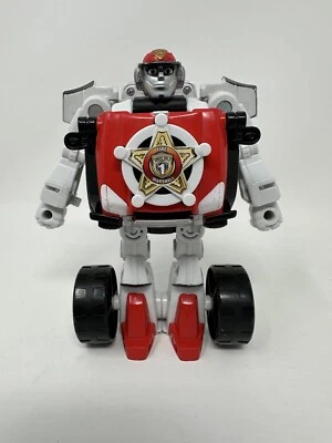 2002 Tonka Takara Talking 1-2-3 Transformers Fire Marshall Mike Go-Bots Figure - Image 1 of 4