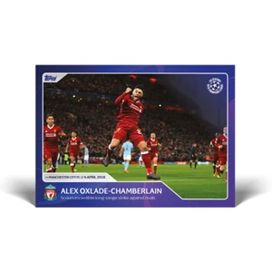 Topps Celebrates 30 Years UCL - Card 077 - Alex Oxlade-Chamberlain - Liverpool - Picture 1 of 2