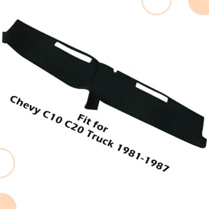 LHD Dash Mat Cover Dashboard Carpet for Chevy C10 C20 Truck 1981-1986 1987 - Picture 1 of 10