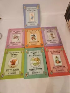 Menge 7 Vintage Beatrix Potter farbige Hardcover-Bücher F. Warne & Co 1992 - Bild 1 von 9