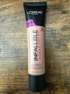 L'Oreal Infallible 24hr Total Cover Full Cover # 304 Natural Buff - Picture 1 of 2