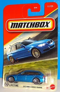 Matchbox 2025 MBX Road Trip Series #11 2012 BMW 3 Series Touring Mtflk Blue - Picture 1 of 2