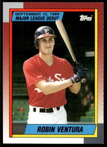 1990 Topps Major League Debut 1989 129 Robin Ventura White Sox  Baseball Card