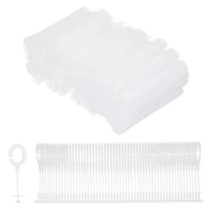 2500Pcs J Hook Standard Tagging Barb Fasteners 15mm/0.59 Inch Clear - Picture 1 of 6