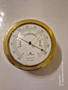 Grosses Schiffsbarometer Marke Danbar Denmark Messing 18 cm - Bild 1 von 4