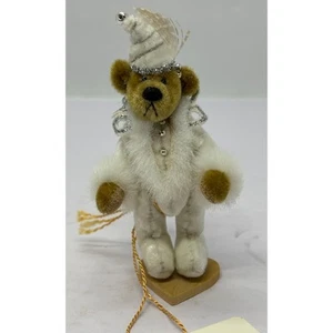 Little Gem Teddybär von Deborah Canham Bär in ganz weiß im Etui Neu mit Etikett - Bild 1 von 5