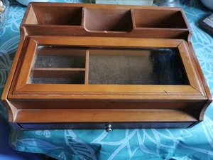Große Holz Vitrine Box Schmuck. Möbel - Bild 1 von 8