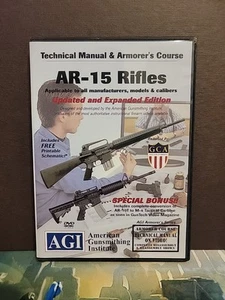 AGI AR-15 Rifles DVD Technical Manual Armorer's Course Gunsmithing - Picture 1 of 3