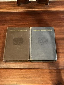 Lot of 2: CHRISTIAN SCIENCE HYMNAL~Hardcover 1937 - Imagen 1 de 14