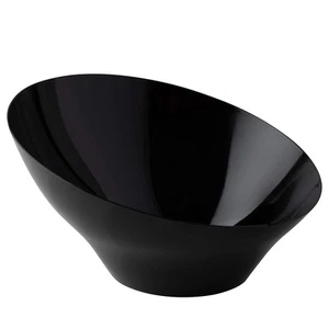 Disposable Angled Plastic Bowls Round Small Serving Bowls, Party Snack or Sal... - Picture 1 of 8