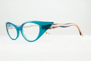 Rare Authentic Face a Face BOCCA SENSO 3 Col 665 54mm Crystal Blue Marble Italy - Picture 1 of 6