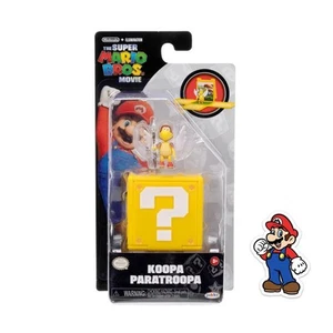 1.25 inch Mini Figure with Question Block with Sticker Combo Pack (Koopa Para... - Picture 1 of 1