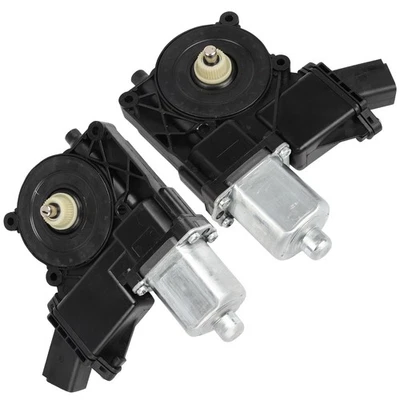 Par de piezas de repuesto de motor elevador de ventana delantera para Cadillac SRX 2015-2010 Foto 1 de 4