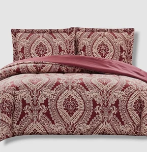 Pem America Red Jessa Reversible Comforter Sets - Twin/TwinXL - Picture 1 of 4
