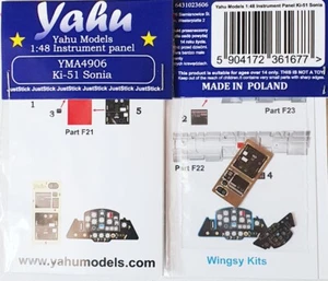 YAHU YMA4906 Ki-51 Sonia 1/48 Instrument panel - Picture 1 of 1