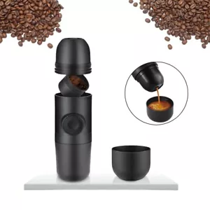 Prensa manual portátil cafetera de cápsulas de café espresso máquina de café de plástico 70 ml - Imagen 1 de 10