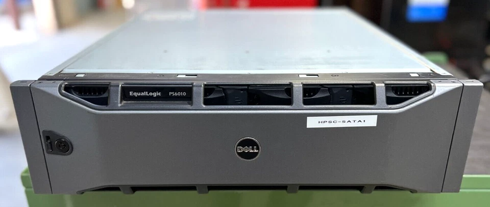 Dell EqualLogic PS6010 SAN Disk Array  l 16x100GB SATA SSD l 2xCntrls 2xPSU - Image 1 of 4