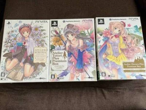 PS VITA Atelier Shin Rorona Totori Meruru Premium Box 3Games Set Japanese - Picture 1 of 4