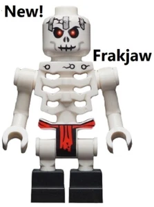 Lego Grusel Skelett FRAKJAW Kopf Stahlplatten Löwe Stoff Minifigur Stiefel - Bild 1 von 1