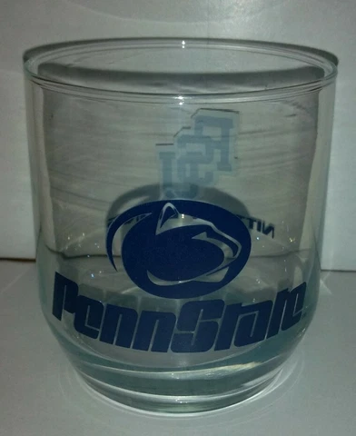 Nittany Lions Penn State PSU Lowball Glass - WHISKEY GLASS 12 oz. College Swag Cover